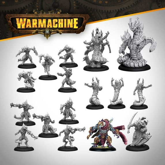 Steamforged Games Warmachine Khymaera Shadowflame Shard Core Expansion Game with Warlock Rassyk, Scouts and Infiltrators