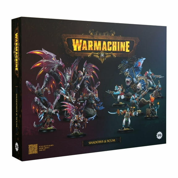 Steamforged Games STEIKSS297 Warmachine Shadow & Scum Two-Player Miniature Set
