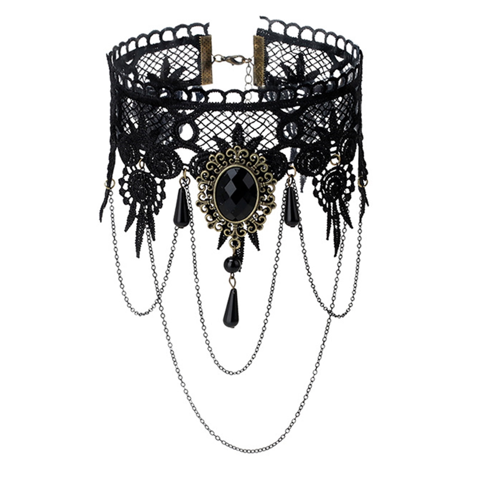 Juhi Black Necklace - Shop Statement Jewelry Online - Edgability –  EDGABILITY