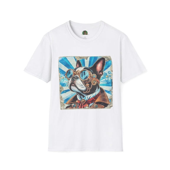 Steampunk Boston Terrier T-Shirt