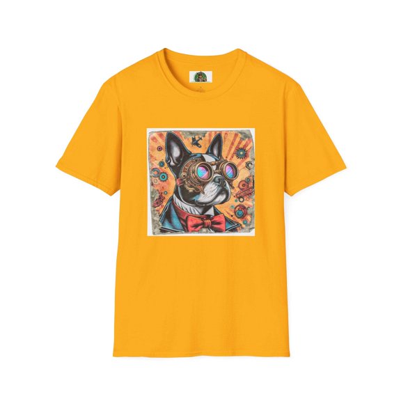 Steampunk Boston Terrier T-Shirt