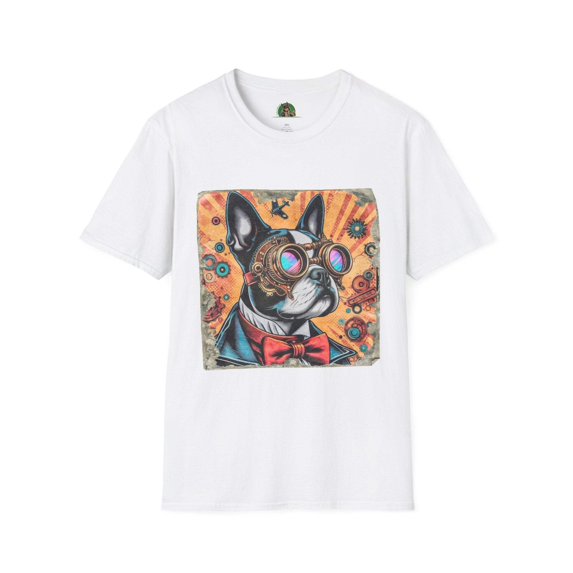 Steampunk Boston Terrier T-Shirt