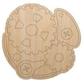 thumbnail image 1 of Steampunk Clockwork Watch Gears Wood Shape Unfinished Piece Cutout Craft DIY Projects - 6.25 Inch Size - 1/4 Inch Thick, 1 of 7