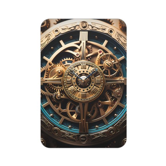 Steampunk Clockwork Wheels Art Acrylic Fridge Magnets Decorative Refrigerator Magnets for Kitchen Office Whiteboard Locker