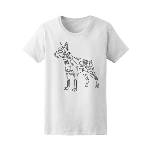 Steampunk Doberman Dog T-Shirt Men -Image by Shutterstock, Male x-Large
