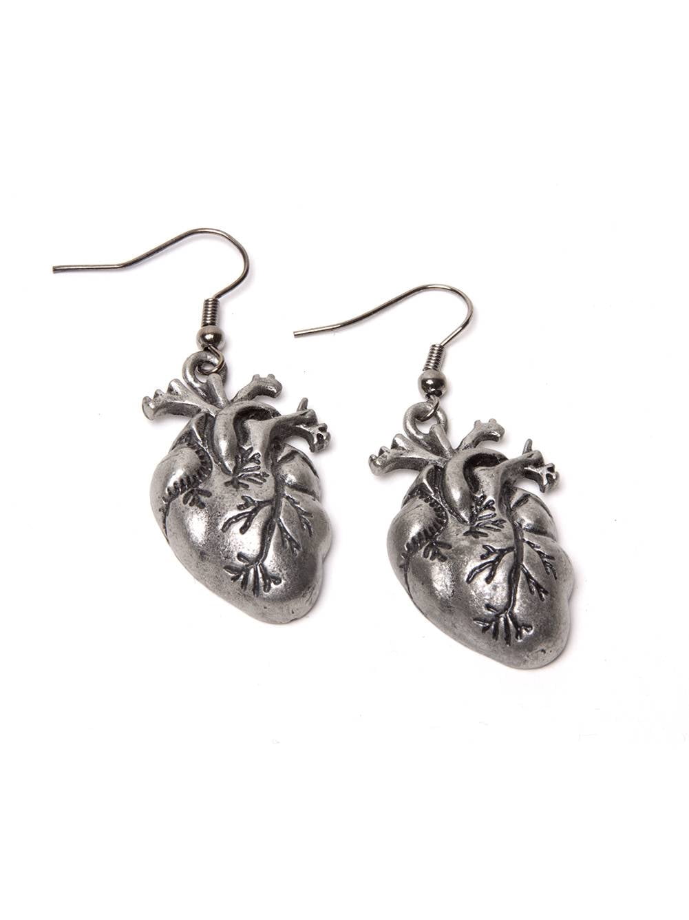 HEART SILVER EARRING Human Made “black” HUMAN MADE HEART SILVER
