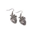 thumbnail image 1 of Steampunk Earrings - Human Heart, 1 of 1