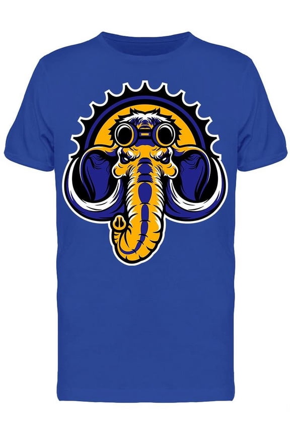 Steampunk Elephant T-Shirt Men -Image by Shutterstock, Male XX-Large