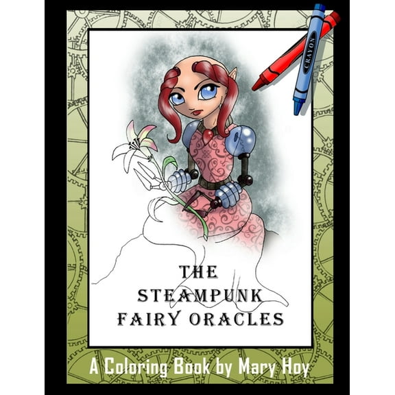 Steampunk Fairy Coloring Book, (Paperback)