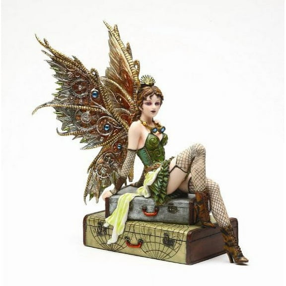 Steampunk Fairy Fairies Rebecca Air Voyage Girl Statue Figurine