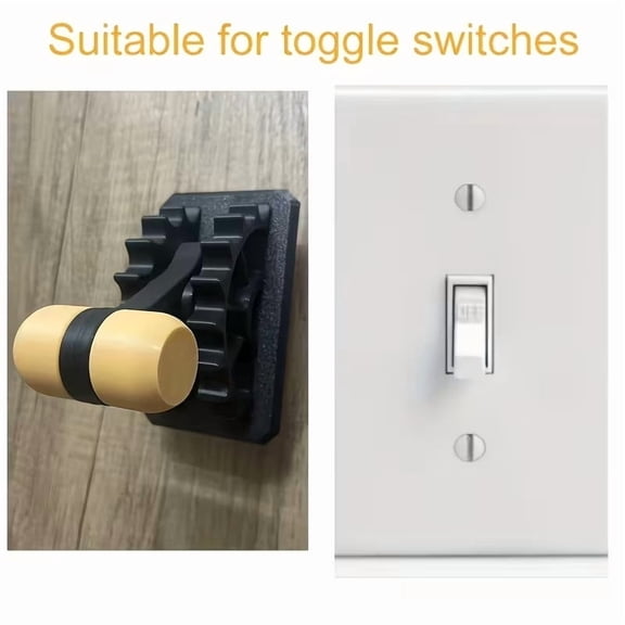 Steampunk Flip-Handle Light Switch Cover - Vintage Style, Easy Installation, Durable Plastic Design