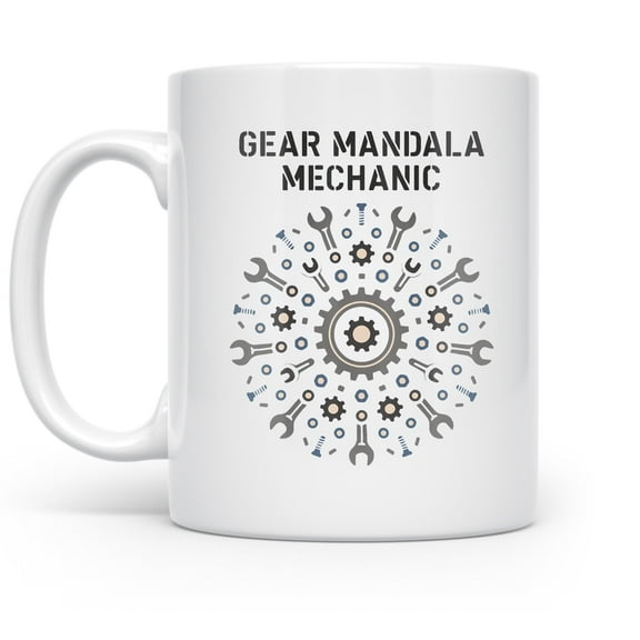 Steampunk Gear Design - Mechanics and Car Enthusiasts - 11 oz Ceramic Coffee Mug