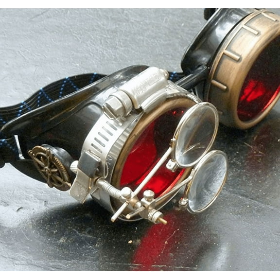Steampunk GoggLes VicTORian Novelty Glasses cosplay Halloween costume accessory gcg by UmbrellaLaboratory