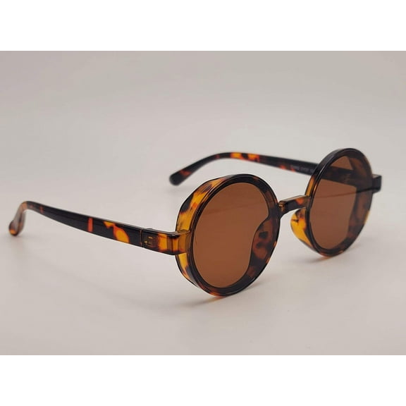 Steampunk Goggles Glasses Round Sunglasses Emo Retro Vintage Print