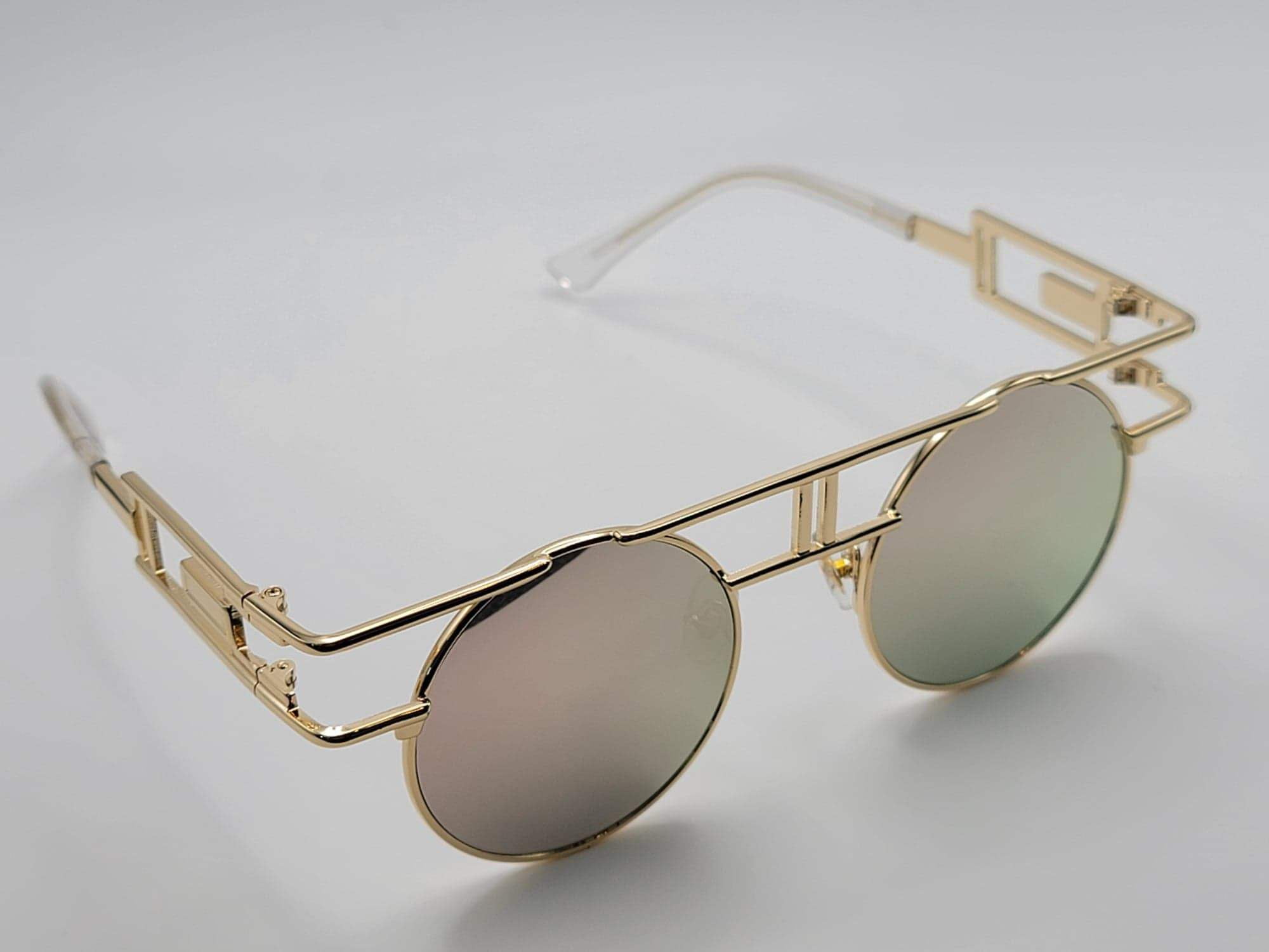 Eyeglasses Emo Sunglasses Retro Steampunk Round Sunglasses For An