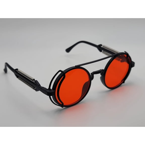 Steampunk Goggles Glasses Round Sunglasses Emo Retro Vintage