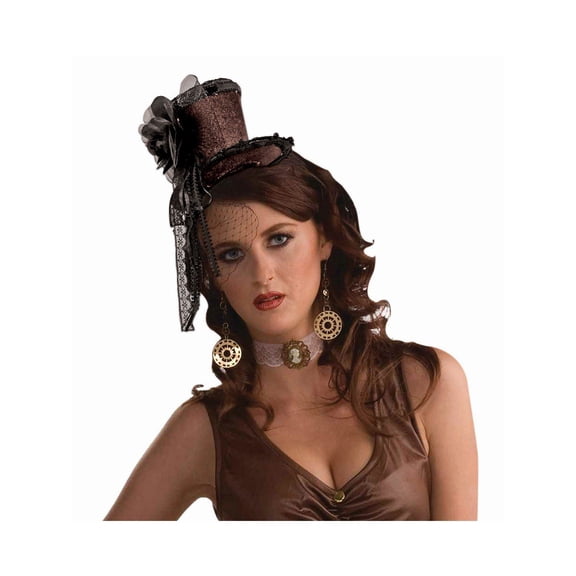 Steampunk Headband Hat - Brown