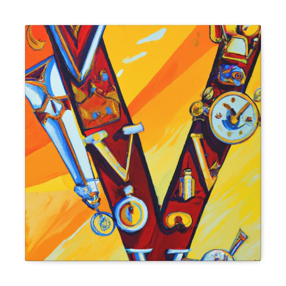 "Steampunk Machine Dreamscape" - Canvas