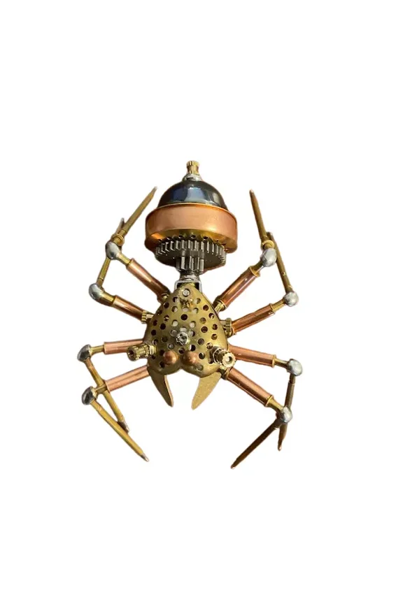 Mechanical Insect Metal Sculpture Insect Spider Charm Metal Insect