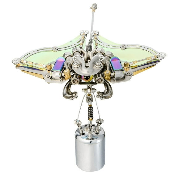 Steampunk Mechanical Rabbit 3D Metal Assembly Kit, Intricate Gears & Joints, DIY Puzzle Gift for Steampunk & Animal Lovers