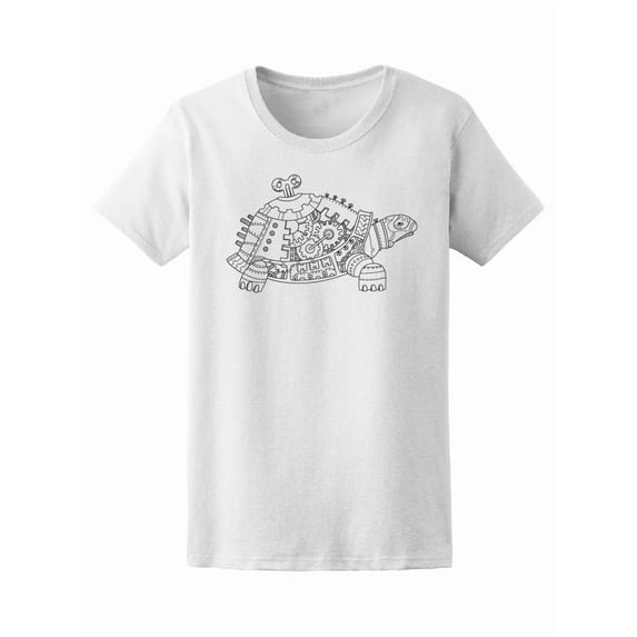 Steampunk Mechanical Turtle Tee Women's -Image by Shutterstock