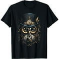thumbnail image 1 of Steampunk Mechanical owl Victorian Bird T-Shirt, 1 of 5