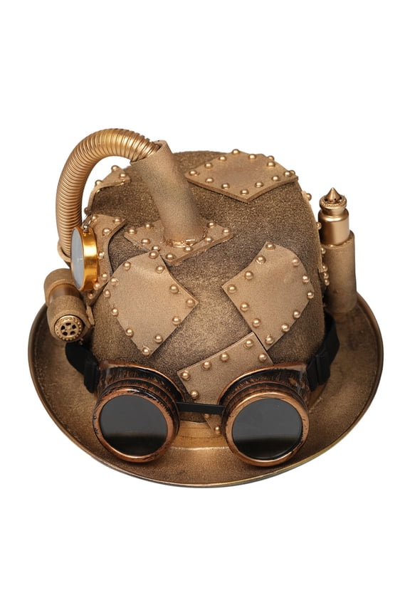 Steampunk Men Hat With Goggles Gay Top Hat Hat Gothic Steampunk Top Hat For Men Non-slip Hat Carnival Nightclub