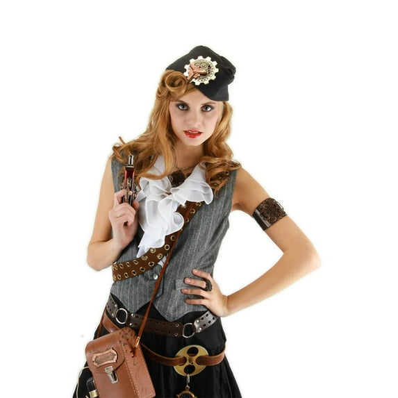 Steampunk Naval Officer Gray Hat by 290715