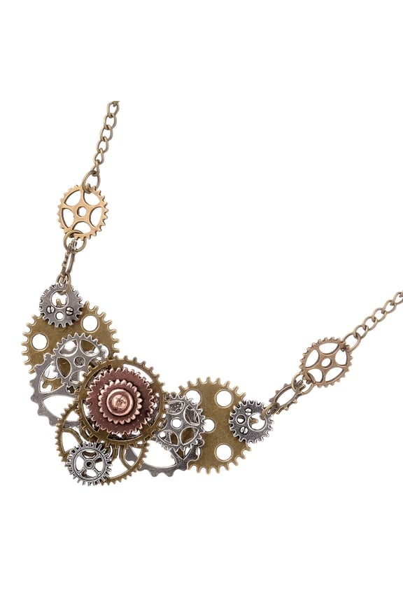 Steampunk Necklace Accessories Goth Necklaces for Women Mens Pendant European and American Chain Man
