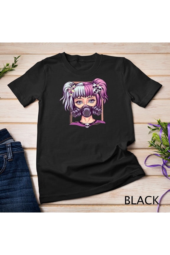 Steampunk Pastel Goth Girl Creepy Cyber Punk Nu T-Shirt