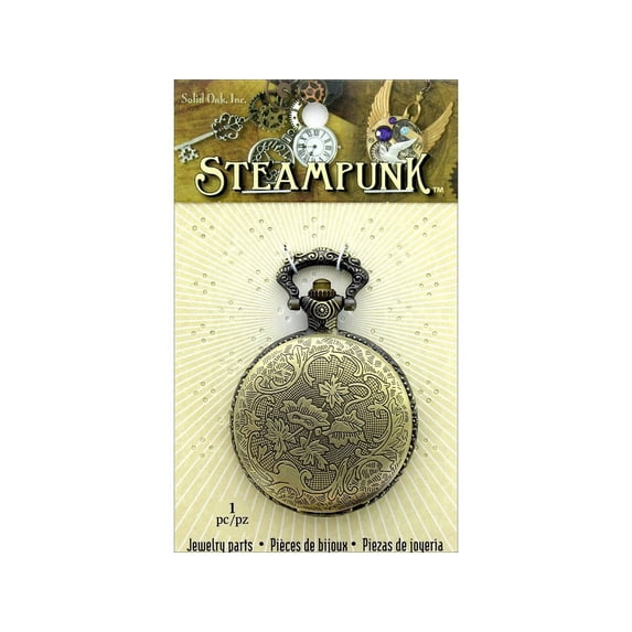 Steampunk Pendant Watch Case Ant Gold
