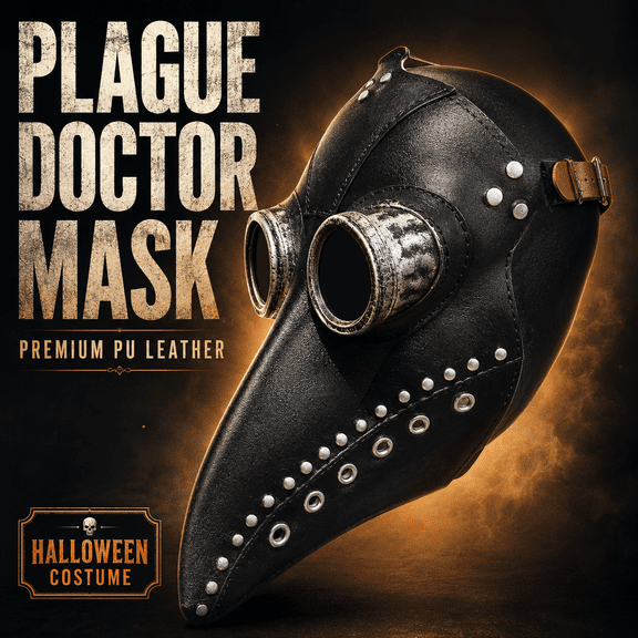 Steampunk Plague Doctor Mask, Long Nose Bird Costume Party Masks For Halloween Cosplay
