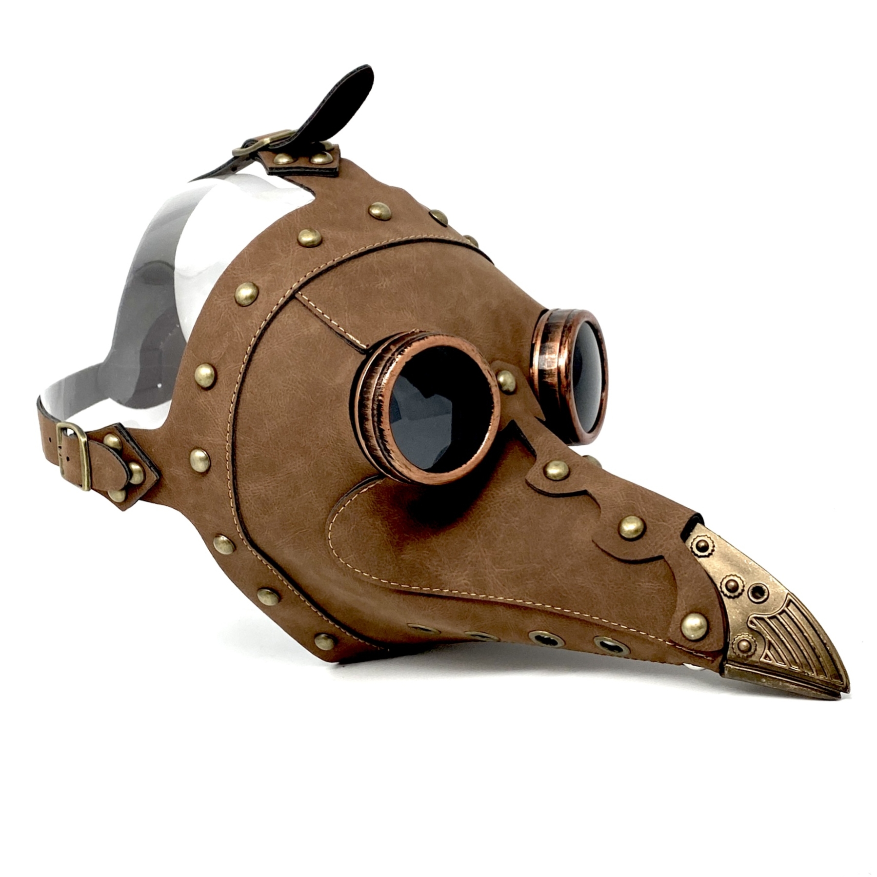 Plague Doctor Long Nose Bird Mask – Black, Unisex, Full Face For Halloween Cosplay