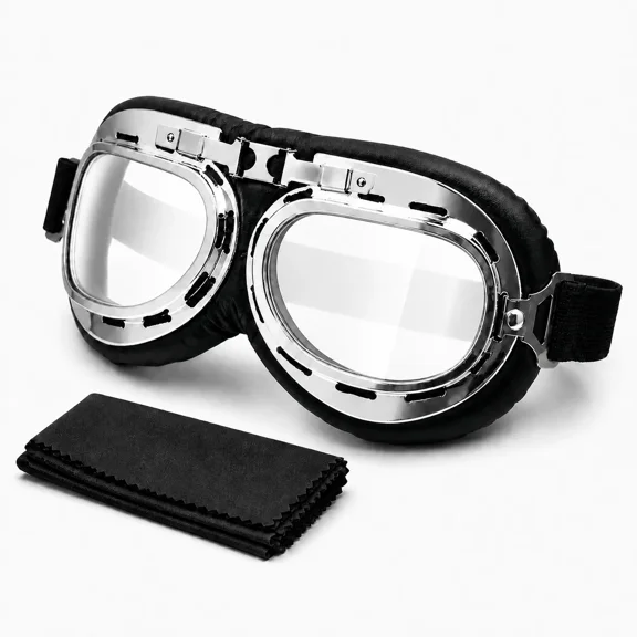 Steampunk Retro Motorcycle Goggles Sunglasses Wind Resistant Riding