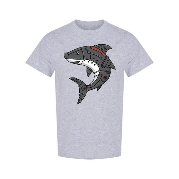 Steampunk Shark T-Shirt Men -Image by Shutterstock, Male Large