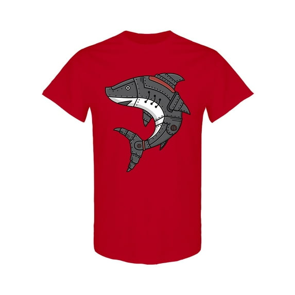 Steampunk Shark T-Shirt Men -Image by Shutterstock, Male Medium
