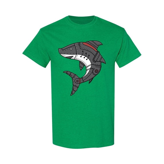 Steampunk Shark T-Shirt Men -Image by Shutterstock, Male Small