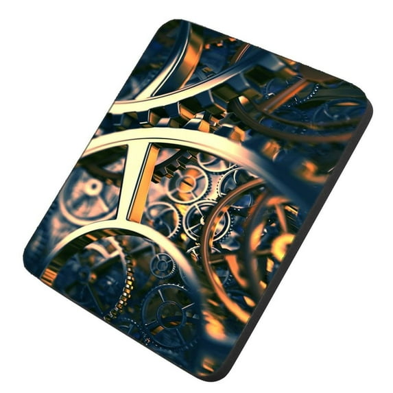 Steampunk Silver Time Mouse pads Gaming Mouse Pad 9.84x7.87 inches