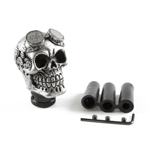 Steampunk Skull Shift Knob Gear Stick Shifter Head Lever Industrial Style Car Accessories fit Universal Manual Atomatic