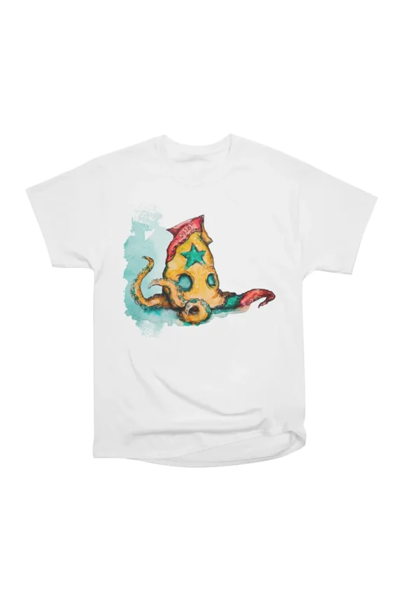Steampunk Squid Caliente T-Shirt Tee Gift For Him Merch For Her Apparel For Friend
