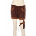 thumbnail image 1 of Steampunk Striped Utility Shorts with Leg Strap & Bag, Large, 1 of 1
