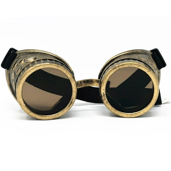 Steampunk Style Metallic Scientist Time Traveler Class Goggle Halloween Costume Cosplay Party