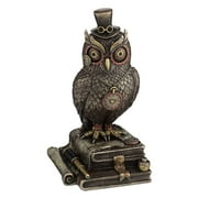 Steampunk Top Hat Owl Standing on Books