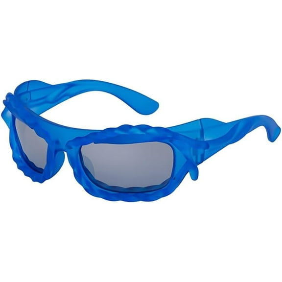 Steampunk Twisted Sunglasses Men Women Hip Hop Punk Sun Glasses Male Streetwear Shades