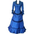 thumbnail image 1 of Steampunk Victorian Gothic Bustle Dress Gown Costume Edwardian Evening Dress, 1 of 7