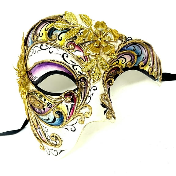 Steampunk Vintage Phantom Costume Venetian mask Masquerade Mask Halloween Mardi Gras Cosplay Party Masque