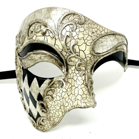 Steampunk Vintage Phantom Costume Venetian mask Masquerade Mask Halloween Mardi Gras Cosplay Party Masque