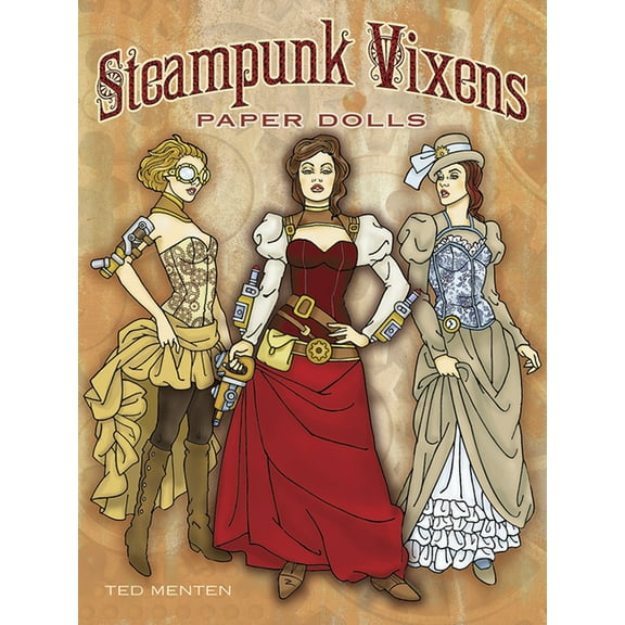 Steampunk Vixens Paper Dolls (Paperback)