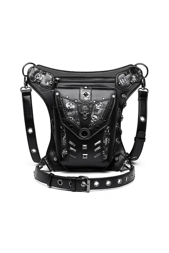Steampunk Waist Leg Bags Women Men Bag Motorcycle Thigh
