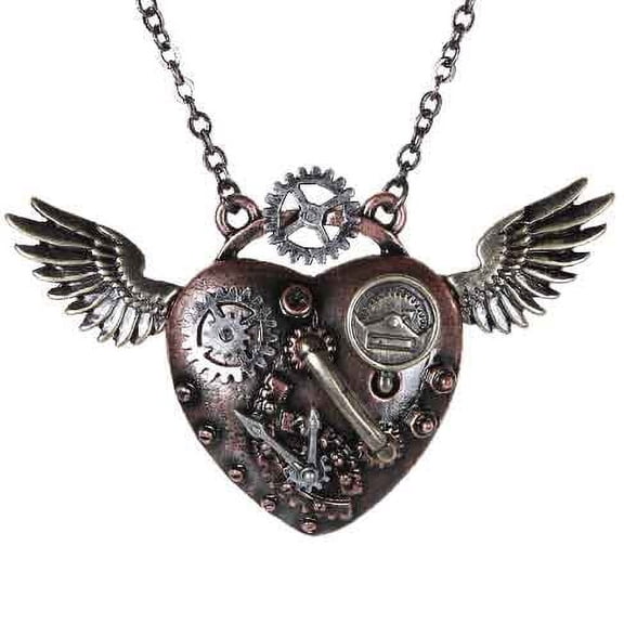 Steampunk Wing Necklace by Medieval Collectibles